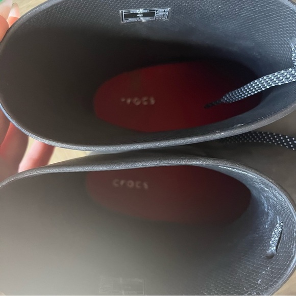 Black crocs rain boots - Picture 2 of 5